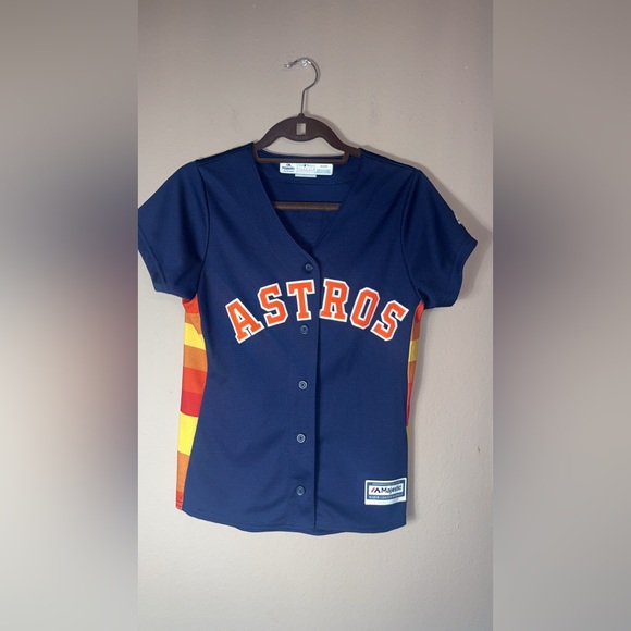 Majestic Tops - Houston Astros Majestic Jersey #2 Bregman Blue
Woman